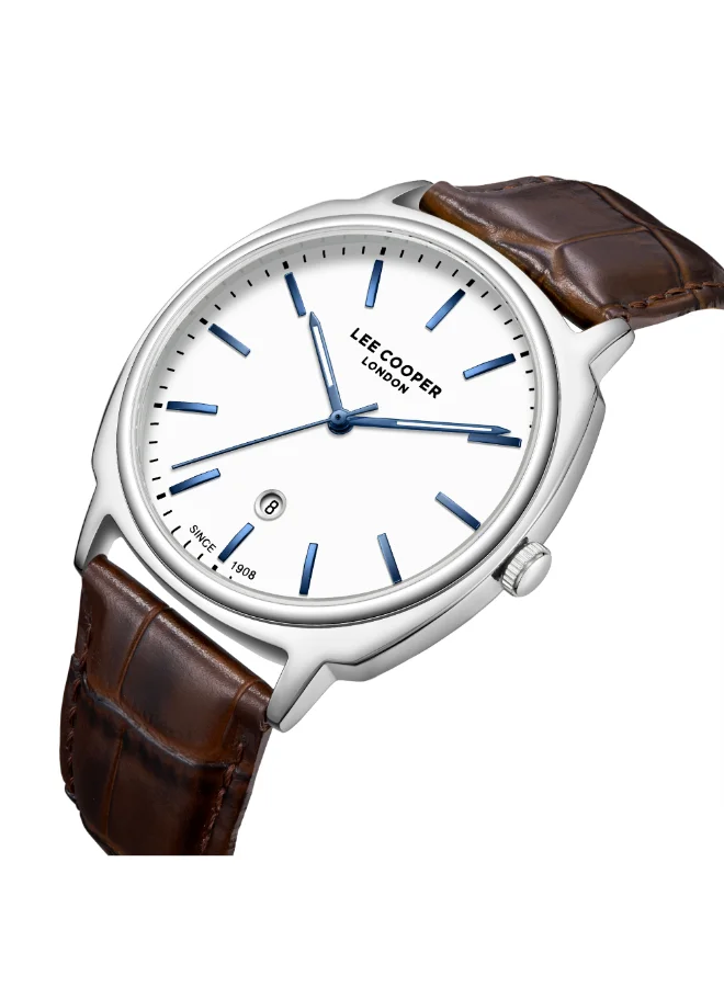 Lee Cooper  Men's LEATHER Analog Watch LC08248.332 - 41 mm for Men | Best Price UAE